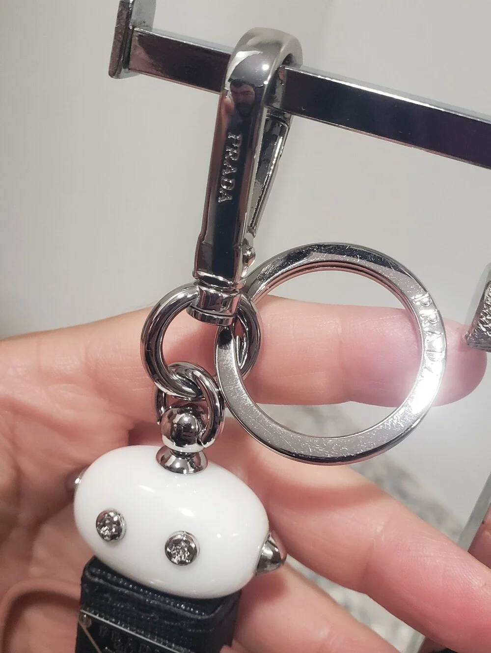 Fashion Robot Bag Charm Keychain NWOT